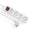 Przedłużacz z wyłącznikiem ECONOMIC 4-gniazda z/u 5m /H05VV-F 3x1/ EPS-405W