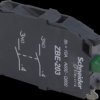 ZBE203 Auxiliary switch, contact block, Harmony XB4 and XB5, 22 mm, 30