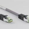 Kabel krosowy patchcord S/FTP (PiMF) kat.8.1 LSZH szary 15m 55142