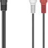 Audio adapter Hama 00205185, RCA/Cinch, Jack, 0 cm