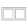 Ramka podwójna, Varia, biała / 46411