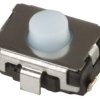 Klosz do przycisku dotykowego SPST 20 mA 2.5mm 2.5mm