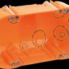 9062-02 Cavity wall double device connection box, with device screws