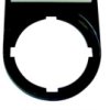 Label holder, with sign, OFF ON, 216499