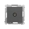 SIMON 55 Gniazdo antenowe TV grafitowy mat TAK1.01/116 KONTAKT SIMON