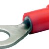 Insulated ring cable lug, 0.5-1.0 mm², AWG 20 to 18, 2.8 mm, red, 62025