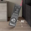 MUSTOOL 80m Cyfrowy Mini Laserowy Miernik Odległości z Elektronicznym Czujnikiem Kąta Przełączanie Jednostek M/In/Ft Ładowanie U
