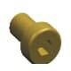 Śruba z łbem cylindrycznym Striebel & John M3784-7001 8 mm 12 mm 10 szt.