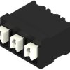 PCB terminal, 3 pole, pitch 5 mm, AWG 28-14, 12 A, spring-clamp connection, black, 1473780000