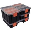 Quadrios 23SA097 Assortment Box Fixed Compartments Secure Clip Lock