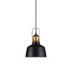 VT-7422 Lampa wisząca Retro klosz: aluminium czarny + złoto 3728 V-TAC