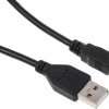 Kabel USB Złącze A USB A Złącze B Mini USB B dł. 500mm Przewód USB USB 2.0 kolor: Czarny