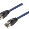 CQ8056S Patch cord S/FTP Cat 8.1 linka Cu LSZH niebieski 2m 26AWG