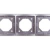 Simon Basic Standard Ramka Bryzgoszczelna Potrójna Uniwersalna Ip44 Stal Inox...