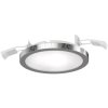 LightMe LM85665 Aqua LED Recessed Light 6W Silver Leaf Glossy