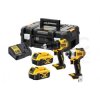 ZESTAW COMBO XR DCD709 + DCF809 18V 2*4.0AH DEWALT