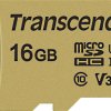 Transcend Premium 500S microSDHC 16 GB Class 10, UHS-I, UHS-Class 3, v30 Video Speed Class zaw. kartę pamięci SD