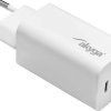 Akyga AK-CH-23 Ładowarka USB 65 W 1x USB-C® Quick Charge 3.0, Power Delivery 3.0 biały dom