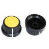 Gałka potencjometru GC28 -28mm - Żółta