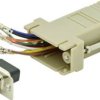 Adapter D-Sub Digitus AK-610516-000-I złącze żeńskie D-SUB 9-pin - złącze żeńskie RJ45