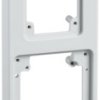 Adapter plate, 2 openings, rectangular, polymer, (W x H) 103 x 225 mm, gray, for Kaedra enclosure, 13142