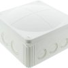 Cable junction box, no. of entries: 4, 10 mm², white, IP66/IP67, 10062210