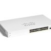 Cisco CBS220-24FP-4X | Switch | 24x RJ45 1000Mb/s PoE, 4x SFP+, Desktop, Rack, 382W