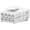 Plug housing, 8 pole, pitch 3.96 mm, straight, natural, 177902-1