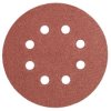 Krążki ścierne 125 mm, K100, 5 szt., z 8 otworami /5kpl./
