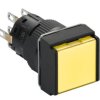 Przycisk żółty kwadr. O 16, kryty z sam. powr., 2OC XB6ECA52P