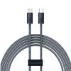 Kabel Baseus Cald000116 Lightning - Usb-C Pd 20W 480Mb/S 2M - Szary