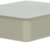 ABS enclosure, (L x W x H) 76.2 x 65.5 x 16.6 mm, white (RAL 9002), IP54, SR21-E.7