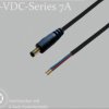 075909-750 Adapter cable, 750 mm, DC connector to open ends