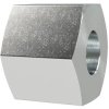 Cap nut, L 15 mm, 315 bar, steel, galvanized, for pipe systems, 112245