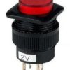 R13-508-AR przełącznik stabilny podświetlany czerwony ON-OFF