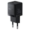 Baseus Palm P1011160A113-00 30W szybka ładowarka sieciowa z gniazdem USB + USB-C PD 3.0 PPS