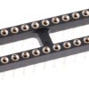 Podstawka DIL 2.54mm Pitch 7.62mm Row Spacing 28-pinowe, Przewlekany Toczony Pin, 1A Preci-Dip