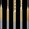 CNC, TiN-coated corn bit, 1/8