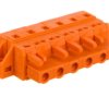 Gniazdo MCS-MIDI Classic 6-biegunowe pomarańczowe raster 7,62mm 231-706/031-000 /25szt./