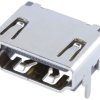 Złacze HDMI PCB Kąt Proste Gniazdo 19-pinowe Molex