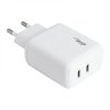 Ładowarka sieciowa Akyga AK-CH-19 40W 2x USB-C 20W PD Quick Charge 3.0 5-12V / 1.67-3A biała
