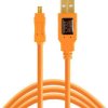 Narzędzia do tetheringu TetherPro USB 2.0 A do Mini-B 8 pin 15 ORG