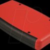 1553DRDBKBAT Plastic housing, 1553 D, 147 x 89 x 24 mm, rot / black