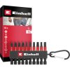 Einhell 118633 Bit Set 10 pcs PH PZ TORX Allen 1/4" Impact Karabiner