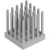 Pin heatsink, (L x W x H) 17.3 x 17.3 x 20 mm, 7.89 to 2.5 K/W, natural aluminum, ICK S 17 X 17 X 20