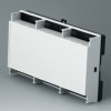 PPO/PC DIN rail enclosure, (L x W x H) 31.25 x 157.5 x 89.6 mm, light gray/black, B6505229