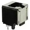 Socket, RJ45, 8 pole, 8P8C, Cat 5, press-fit, through hole, 6116202-6