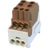 Blok Rozdzielczy - Dystrybucyjny Al/Cu Sdb 100 (80010) Simblock Brązowy 81601015
