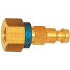 Nipple, L 39 mm, 35 bar, brass, for jacks, 107656