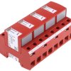 Ochronnik przeciwprzepięciowy modularny 255 V AC na szynę DIN Dehn Ogranicznik przepięć odgromowych 100kA
